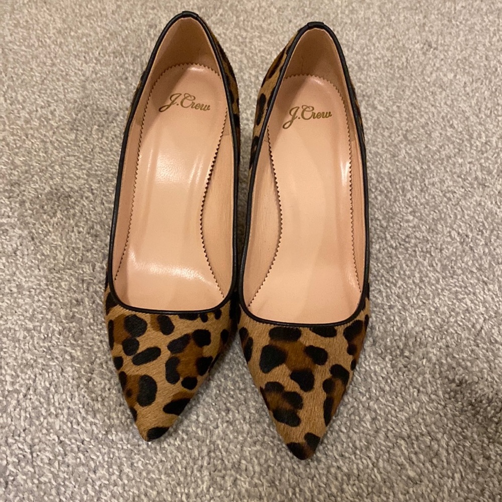 J.Crew Leopard Print Elsie Pumps